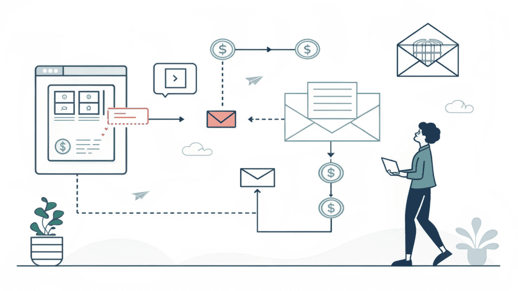 Automated digital sales system enabling a soloentrepreneur to scale without a team